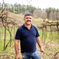 Vilson Ghisleri in his vineyard