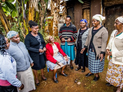 A women's group in Kenya.